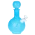 Vintage Crystal Decanter Ombre Glass Water Pipe - Cruet / 9.75" / 14mm F / Colors Vary