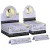 50ct Blazy Susan Purple Rolling Papers Display - 50pk