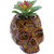 Fujima Skull Planter Ceramic Stash Jar - 4.5" / Yellow