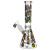 Pulsar Greatest Hits Series Glow Herb Pipe Duo - Cubez / 10" / 14mm F