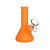 Silicone Beaker Travel Water Pipe- 5" / 14mm F / Colors Vary