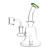 No Muss, No Fuss Bell Style Glass Dab Rig - 6.25" / 14mm F / Colors Vary