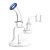 No Muss, No Fuss Bell Style Glass Dab Rig - 6.25" / 14mm F / Colors Vary