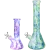 Marbled Beaker Glass Water Pipe - 14mm F / Colors Vary