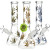 Turn On Your Hemp Lights Beaker Glass Water Pipe - 9.75" / 14mm F / Colors Vary