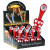 12ct Spotted Mushroom Aluminum Hand Pipe Display  - 3.75"
