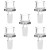 Round Glass Herb Slide - 14mm M / Clear/10CT BUNDLE
