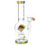 Pulsar Rubik's Cube Perc Bubble Base Glass Water Pipe - 12.5" / 14mm F