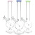 Spherical Splendour Round Bottom Water Pipe - 14.25" - 14mm F - Colors Vary