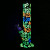 It's 420 Everywhere Glow in the Dark Straight Tube Water Pipe - 11.5" / 14mm F