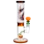Pulsar Anime Halloween Straight Tube Glass Water Pipe - 9.75" / 14mm F