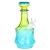 SeshGear Vintage Ombre Glass Water Pipe - 10" / 14mm F / Sun Flower