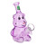 SeshGear Happy Bears Glass Water Pipe - 5" / 14mm F / Colors Vary