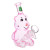 SeshGear Happy Bears Glass Water Pipe - 5" / 14mm F / Colors Vary