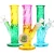 SeshGear Twist Straight Tube Ombre Glass Water Pipe - 7.75" / 14mm F