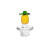 Pineapple ExpressPulsar Fruit Series Glow In The Dark Dab Rig Kit - 8" / 14mm F Pineapple Express