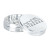 Piranha 2-Piece Grinder 3.5" Silver