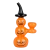 Halloween Pumpkin Pile Up Glass Bubbler - 5.75"