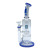 Infyniti 10" Stemless Barel Perk Rig w/ Bent Neck - Jade Blue