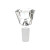 Faceted Herb Bowl Slides - 14mm Male / Colors Vary