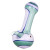 3ct Milky Pastel Ribbons Glass Spoon Pipe Bundle - 4" / Assorted Colors