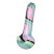3ct Heady Ribbons Glass Spoon Pipe w Marble Bundle - 4" / Assorted Colors