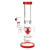 Pulsar Cupids Heart Bubble Base Glass Water Pipe 12.6" / 14mm F