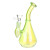 SeshGear Aura Vibe Electroplated Glass Vase Water Pipe - 7" / 14mm F / Colors Vary