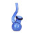 Pulsar Upright Sherlock Glass Hand Pipe - 5" / Colors Vary