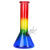 SeshGear Boxed Ombre Beaker Glass Water Pipe - 10" / 14mm F / Colors Vary