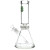 SeshGear Spinner Beaker Glass Water Pipe - 12"