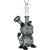 Purr-haps It's A Cat Glass Water Pipe - 6" / 14mm F / Colors Vary