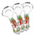 3ct Pulsar Grumpy Bigfoot Glass Spoon Pipe Bundle - 4.5"