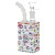 Cute Kitty Juicebox Glass Water Pipe Smoker's Travel Kit - 7" / 14mm F / Unicorn Kitty