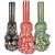 Iridescent Crouching Skeleton Soft Glass Water Pipe | 13.5" | 14mm F | Colors Vary