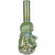 Iridescent Crouching Skeleton Soft Glass Water Pipe | 13.5" | 14mm F | Colors Vary