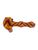Shine Glassworks - Striped Dichroic Bone Pipe Colors Vary