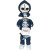 6ct Scary Skully Boyz Aluminum Grinder Display- 4pc / 1.5" / Assorted Colors