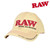 RAW Snap Back Poker Hat w/ Stash Pocket - Tan