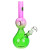 3ct SeshGear Donut Ombre Glass Water Pipe Bundle - 10.5" / 14mm / Assorted Colors