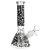 Pulsar Design Series Beaker Water Pipe Smokers Kit - 7.75"