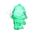 3ct Smoke Trooper Beaker Glass Water Pipe Bundle - 10" / 14mm F / Assorted Colors