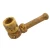 Small Carved Marble Stone Pipe - 3"