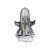 Pulsar Ghostly Glow Bubbler Attachment for Puffco Peak/Pro - 3.5"