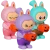 3ct Halloween Funny Animal Silicone Water Pipe Bundle- 6" / Assorted Colors