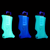 25CT Toker Poker Lighter Sleeve Display - Glow In The Dark / Assorted Colors