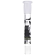 Pulsar Superstitious Kitty GLOW Glass Herb Pipe Duo - 9.75" / 14mm F