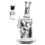 Pulsar Superstitious Kitty Glass Dab Rig Set - 8" / 14mm F