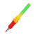 5ct Pulsar Rip Silicone Vapor Straw w/ Titanium Tip Bundle - 6.25" / Assorted Colors