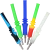 5ct Pulsar Rip Silicone Vapor Straw w/ Titanium Tip Bundle - 6.25" / Assorted Colors